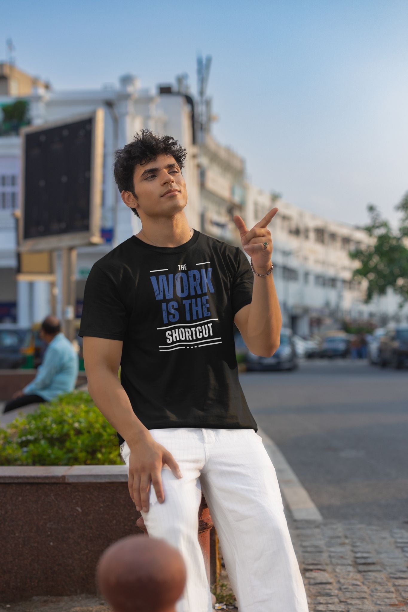 "The Work Is the Shortcut” – Unisex Grind Mode Tee