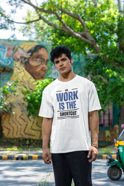 "The Work Is the Shortcut” – Unisex Grind Mode Tee