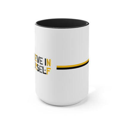 Believe In Yourself™ Motivational Mug – Black Handle & Interior Edition